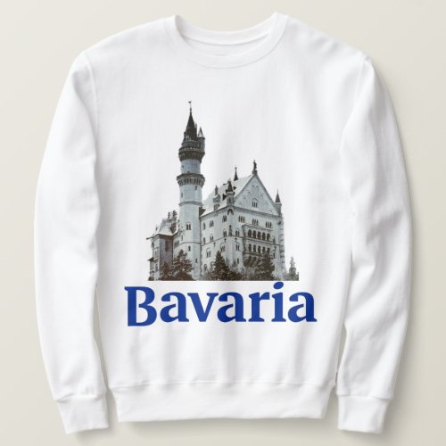 Bavaria King Ludwigs Neuschwanstein Castle  Sweatshirt