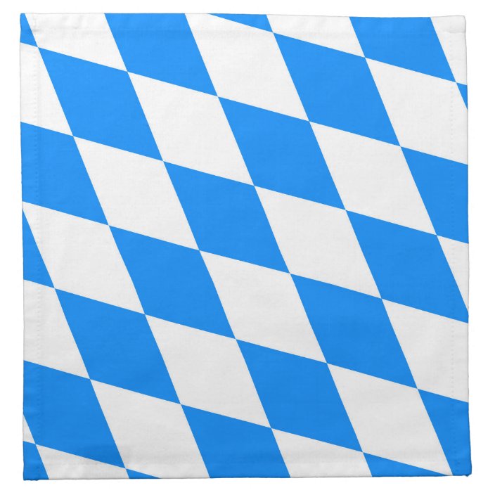 Bavaria lozenges flag cloth napkin