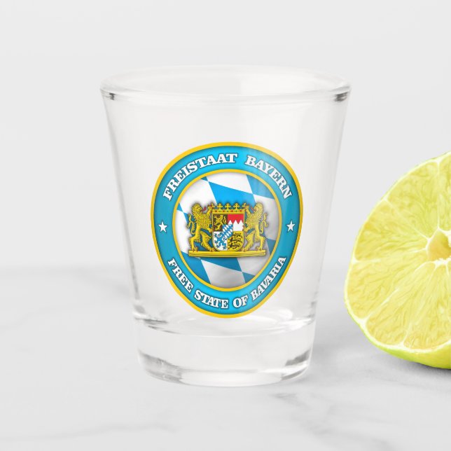 Bavaria Medallion Shot Glass (Front)