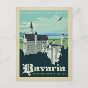 Bavaria Neuschwanstein Castle Postcard