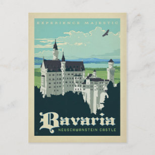 Bavaria   Neuschwanstein Castle Postcard
