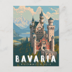 Bavaria: Neuschwanstein Castle Postcard