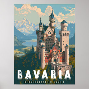Bavaria: Neuschwanstein Castle Poster