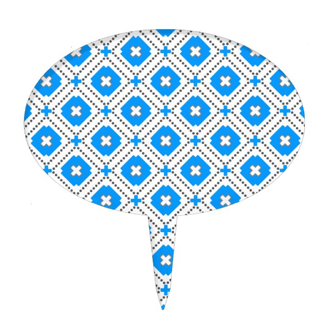 Bavaria Pattern Cake Topper (Front)