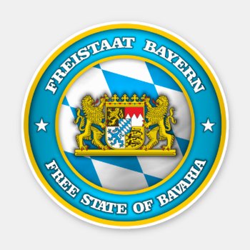 Bavaria (rd) Sticker by NativeSon01 at Zazzle