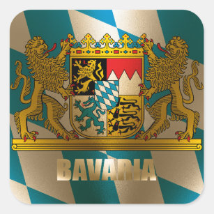 Bavaria                                            square sticker