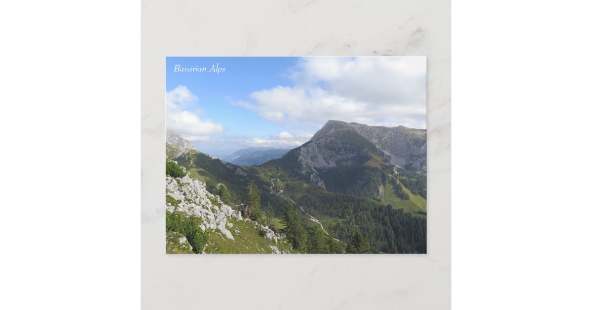 Bavarian Alps Postcard | Zazzle