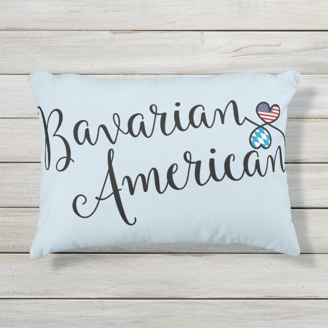 Bavarian American Accent Pillow (Front)