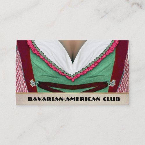 Bavarian_American Club Business Card