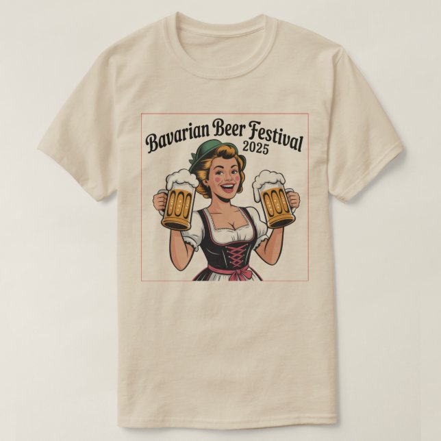 Bavarian Beer Festival T-Shirt – Perfect for Beer  (Design Front)