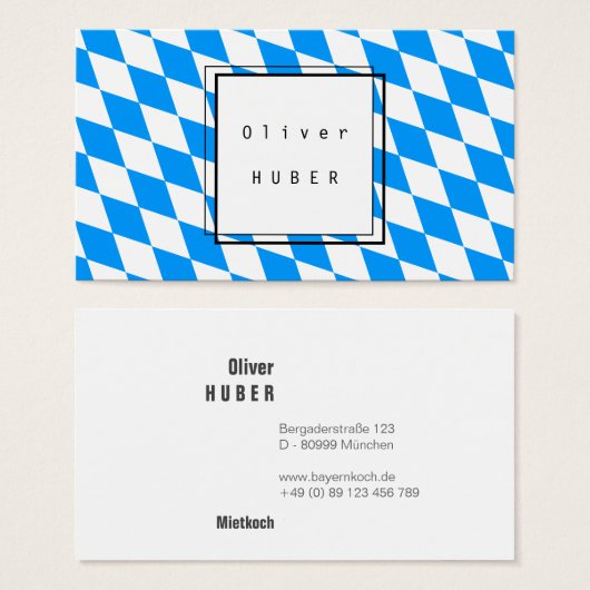 Bavarian blue (Front & Back)