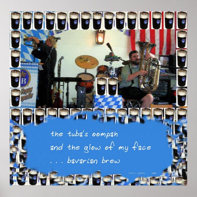 Bavarian Brew Haiku Art Print (Front)