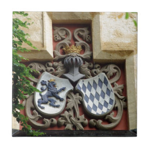 Bavarian Coat of Arms Ceramic Tile