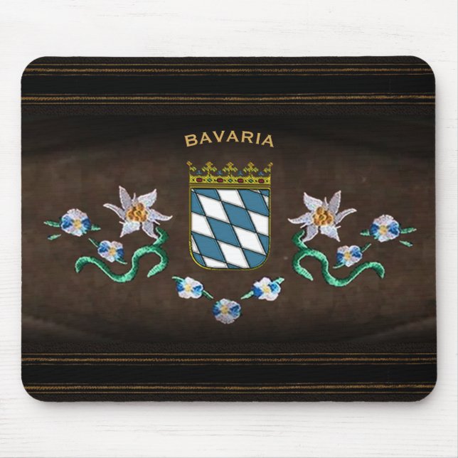 Bavarian Coat of Arms Mouse Pad (Front)