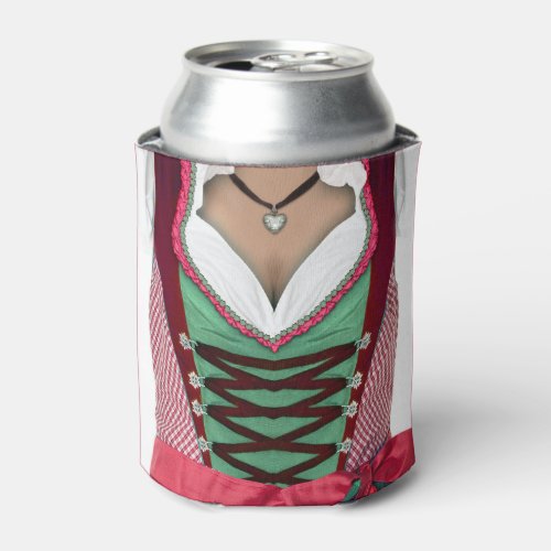 Bavarian Dirndl Can Cooler