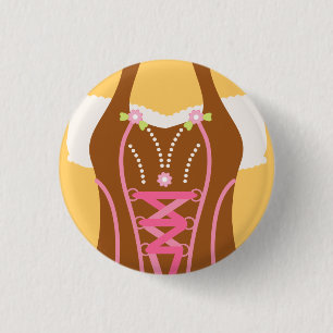 Bavarian Dirndl Corsage Button