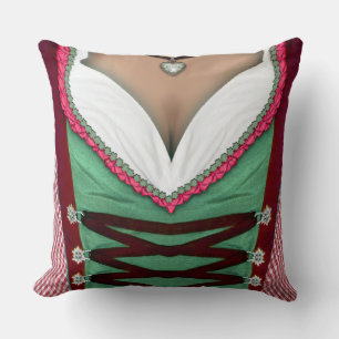 Bavarian Dirndl Pillow