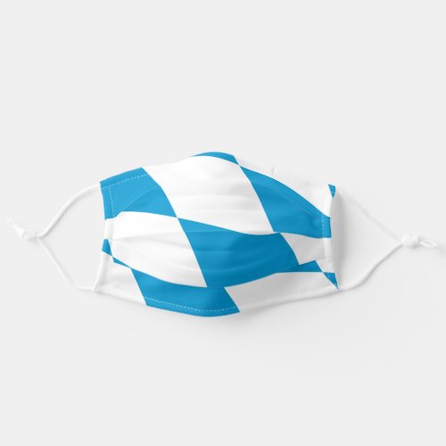 Bavarian flag adult cloth face mask
