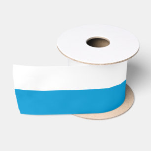 Bavarian Flag & Bavaria colors, holiday /sports Satin Ribbon