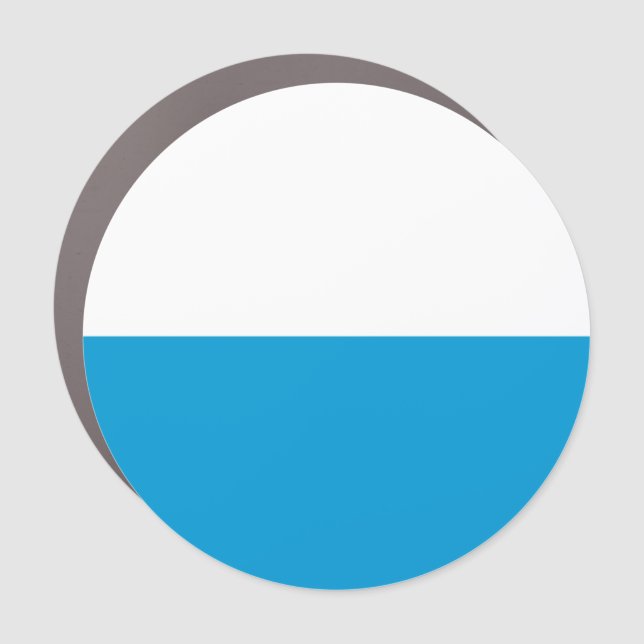 Bavarian flag car magnet (Front)