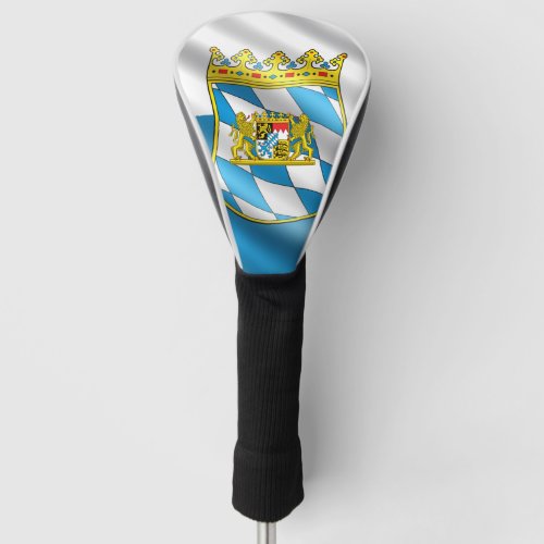 Bavarian flag golf head cover