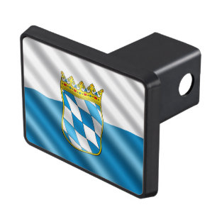 Bavarian flag hitch cover