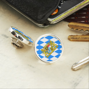 Bavarian flag lapel pin