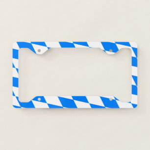 Bavarian Flag License Plate Frame