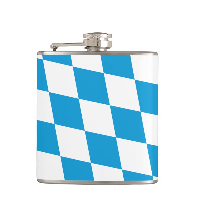 Bavarian Flag | Oktoberfest Flask (Front)