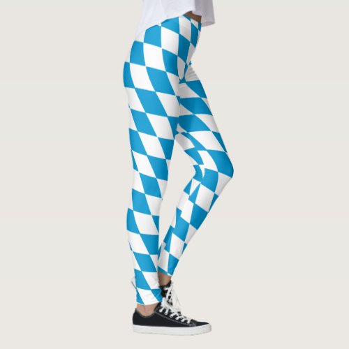 Bavarian flag pattern leggings