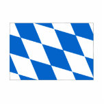 Bavarian flag statuette<br><div class="desc">Show all your favorite federal land on your homshirt. The Bavarian flag on many great home products.</div>