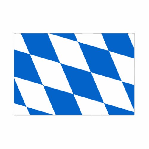 Bavarian flag statuette