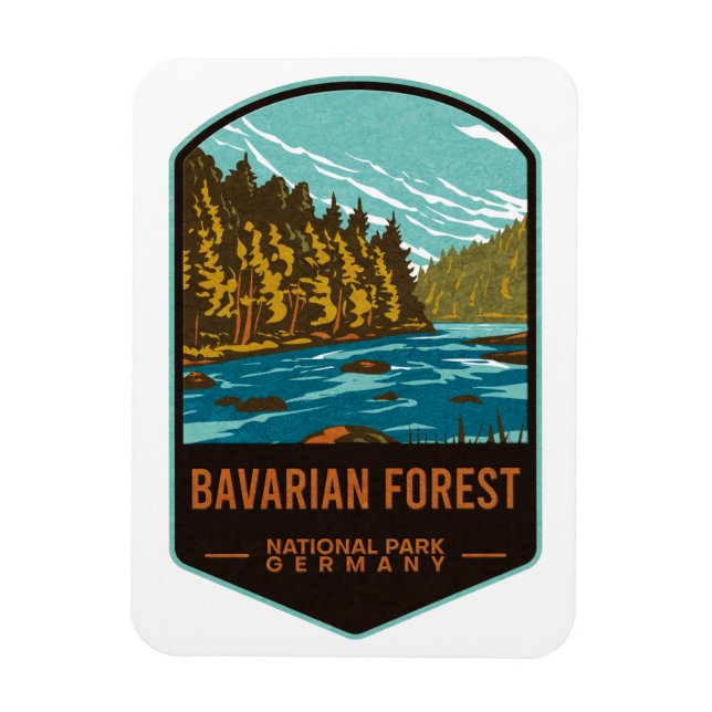 Bavarian Forest National Park Germany Magnet (Vertical)