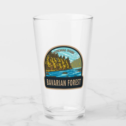 Bavarian Forest National Park Germany Vintage Glass