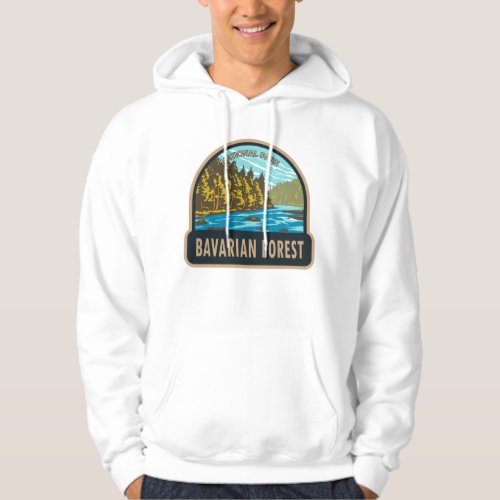 Bavarian Forest National Park Germany Vintage  Hoodie