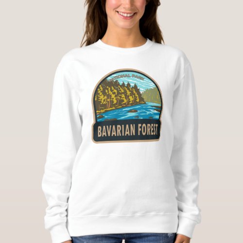 Bavarian Forest National Park Germany Vintage Sweatshirt