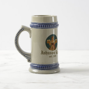 Bavarian German Beer Maid Stein