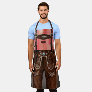 Bavarian Lederhosen w/out your Name Apron