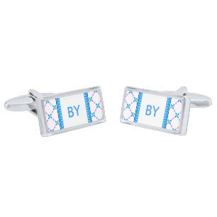Bavarian Monogramed Silver Cufflinks