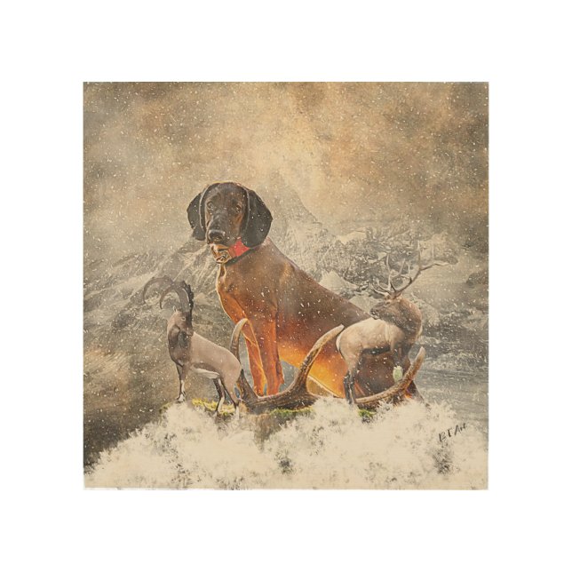 Bavarian Mountain Hound,  Art  (Front)