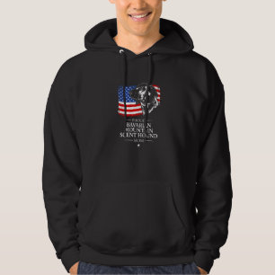 Bavarian Mountain Scent Hound Mom American Flag Do Hoodie