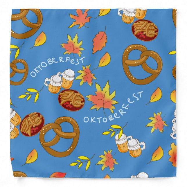 Bavarian oktoberfest bandana (Front)