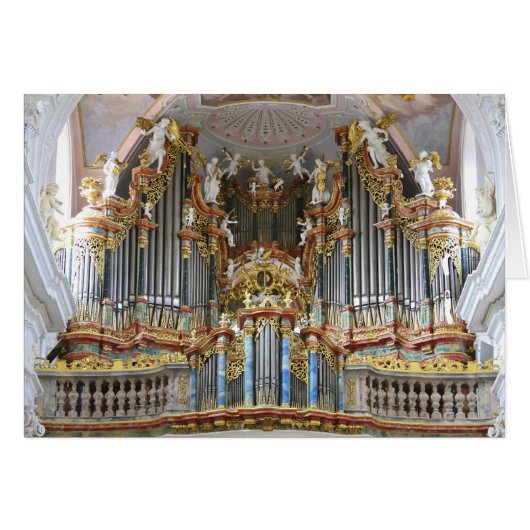 Bavarian pipe organ cards (Front Horizontal)