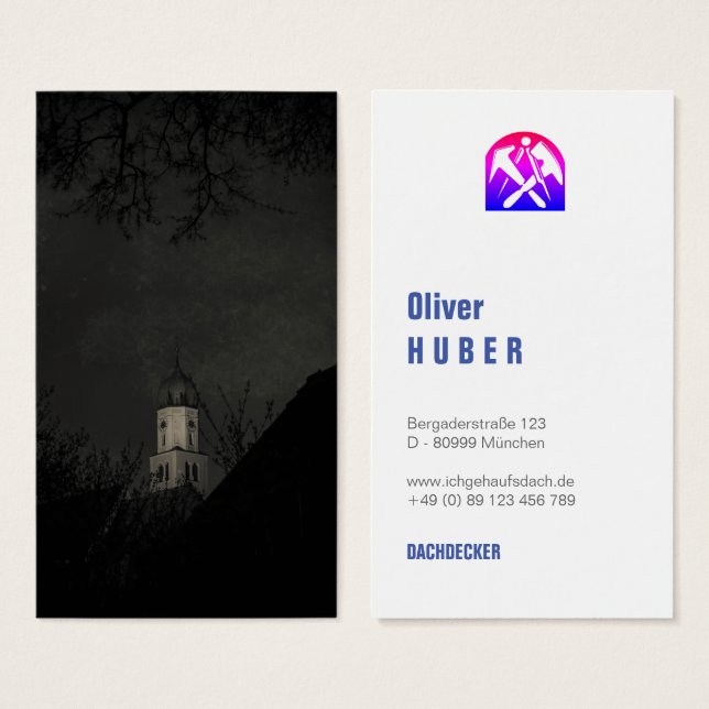 Bavarian Roof Dachdecker  (Front & Back)