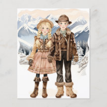 Bavarian Snowfall & Paper Dolls: Winter Magic
