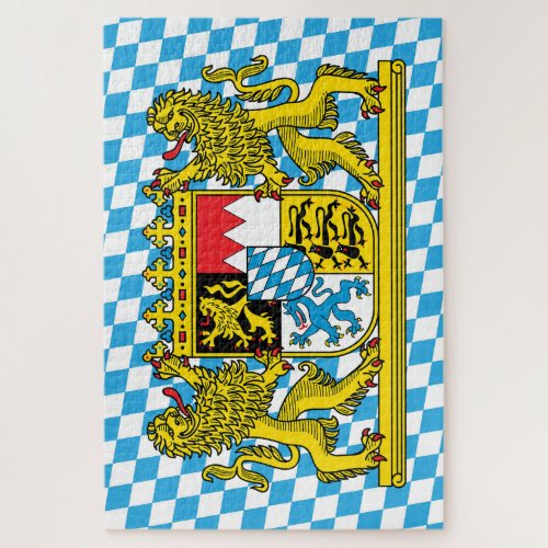 Bavarian State coat of arms puzzle light