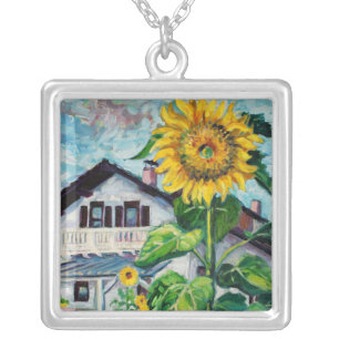 Bavarian Sunflower Pendant