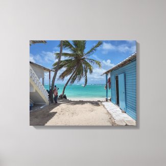 BAVARO BEACH PUNTA CANA #1 ON CANVAS 20 