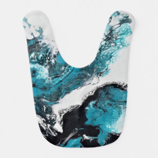 Bavoir Baby abstract artist. Baby Bib