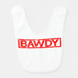 Bawdy Stamp Baby Bib